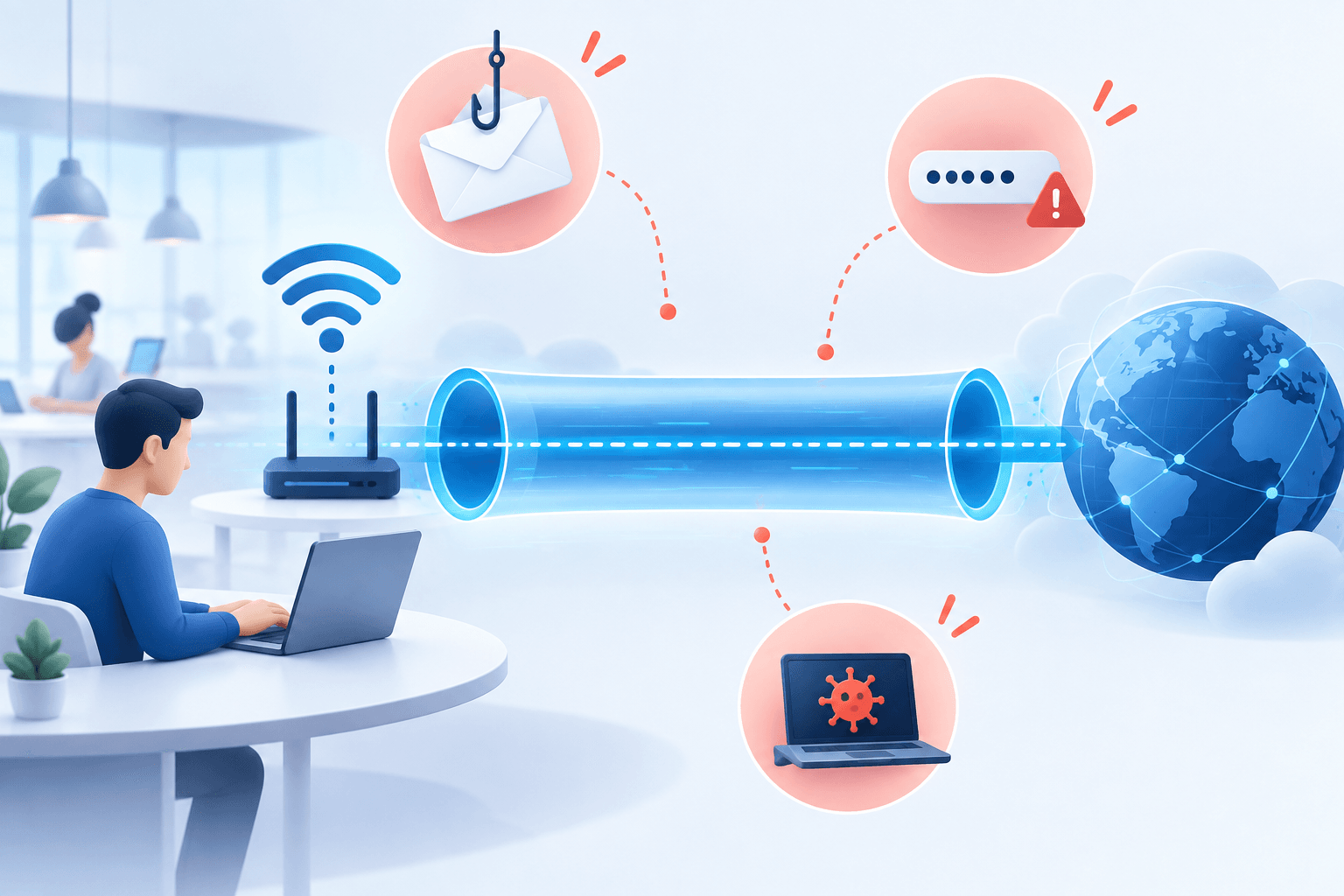 Una VPN no sustituye la protección frente al phishing, el malware ni las contraseñas débiles